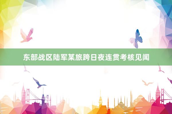 东部战区陆军某旅跨日夜连贯考核见闻