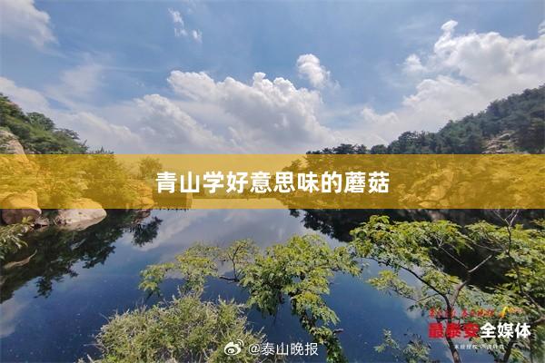 青山学好意思味的蘑菇